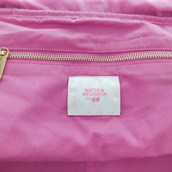 Matthew Williamson for H&M 2009 travel duffle bag, pink and black - Picture 13 of 14